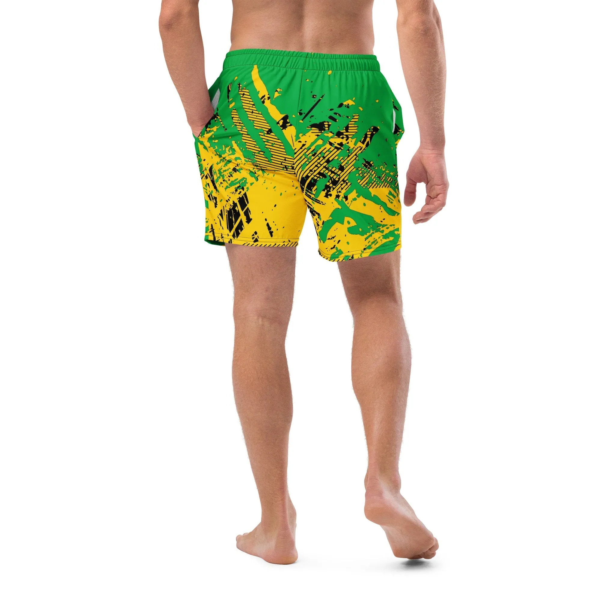 Jamaica Splatter Swim Trunks