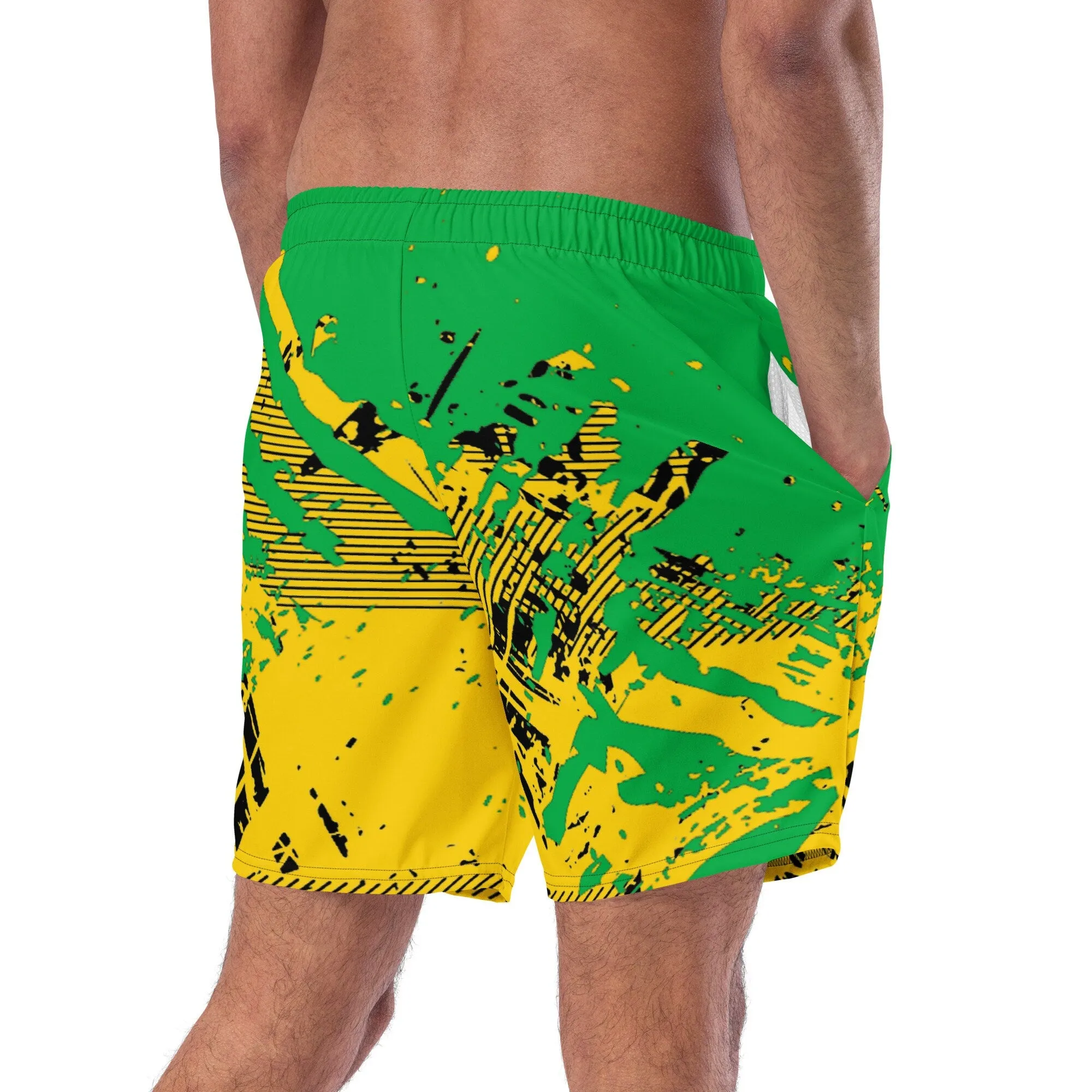 Jamaica Splatter Swim Trunks