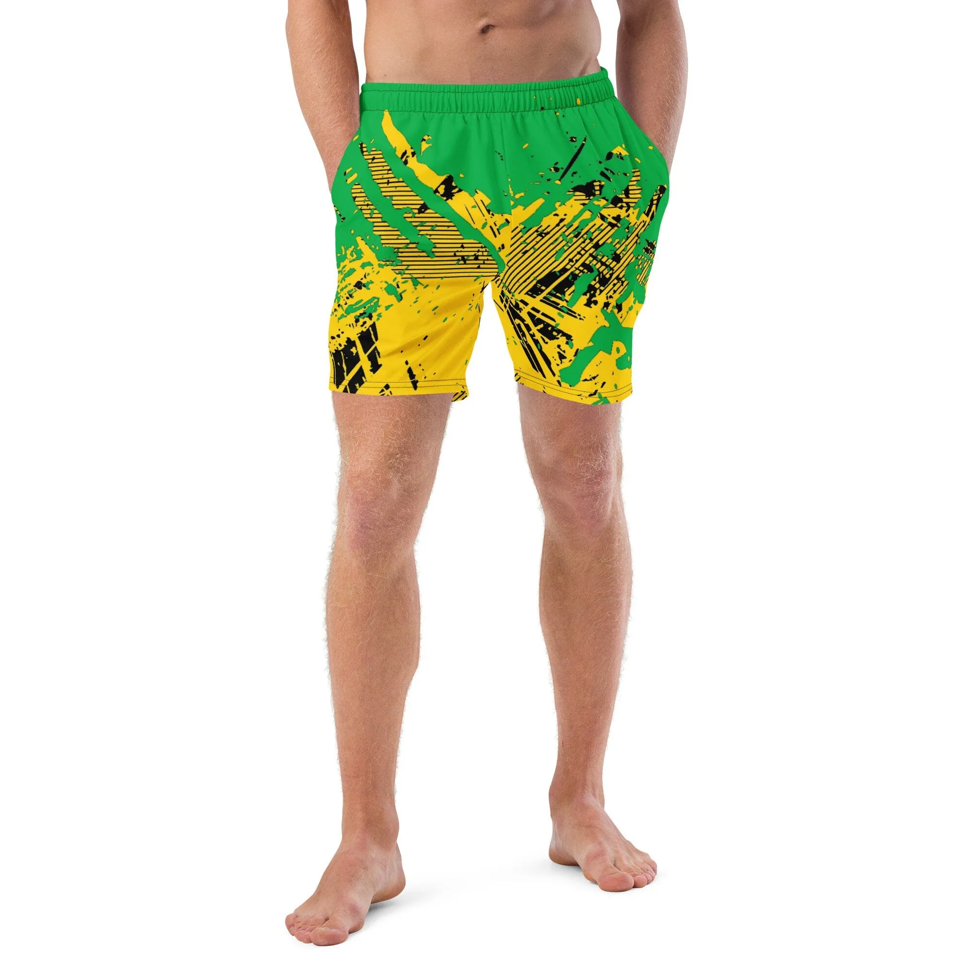Jamaica Splatter Swim Trunks
