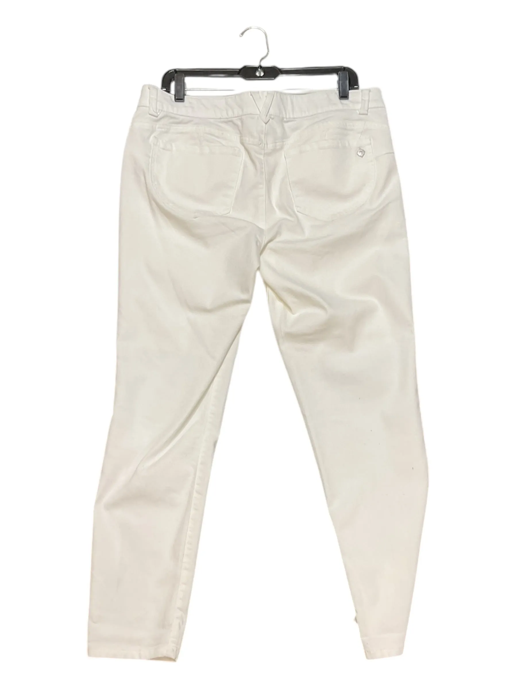 Jeans Cropped By Democracy In White, Size: 12