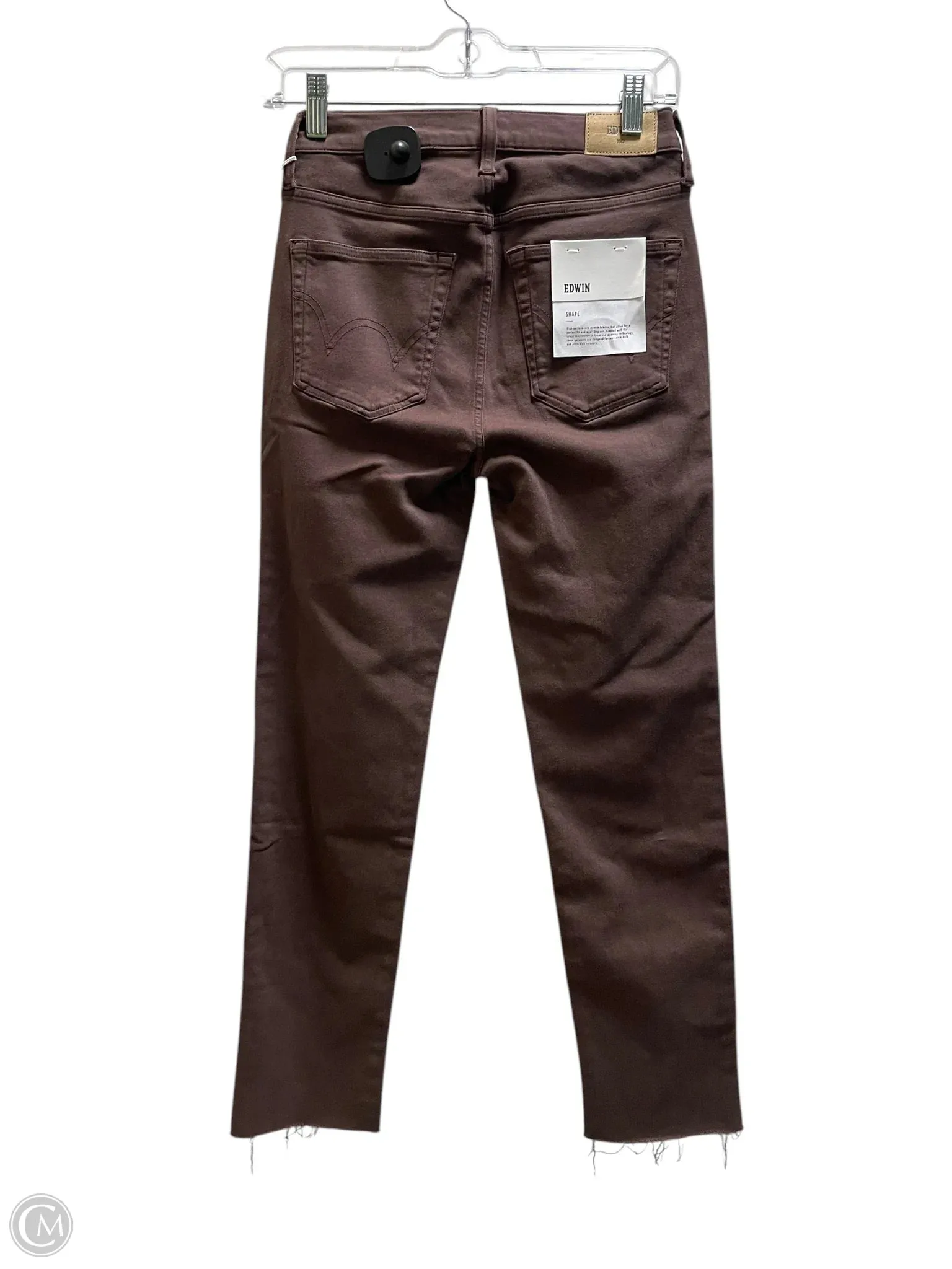 Jeans Cropped By Edwin In Brown, Size: 0