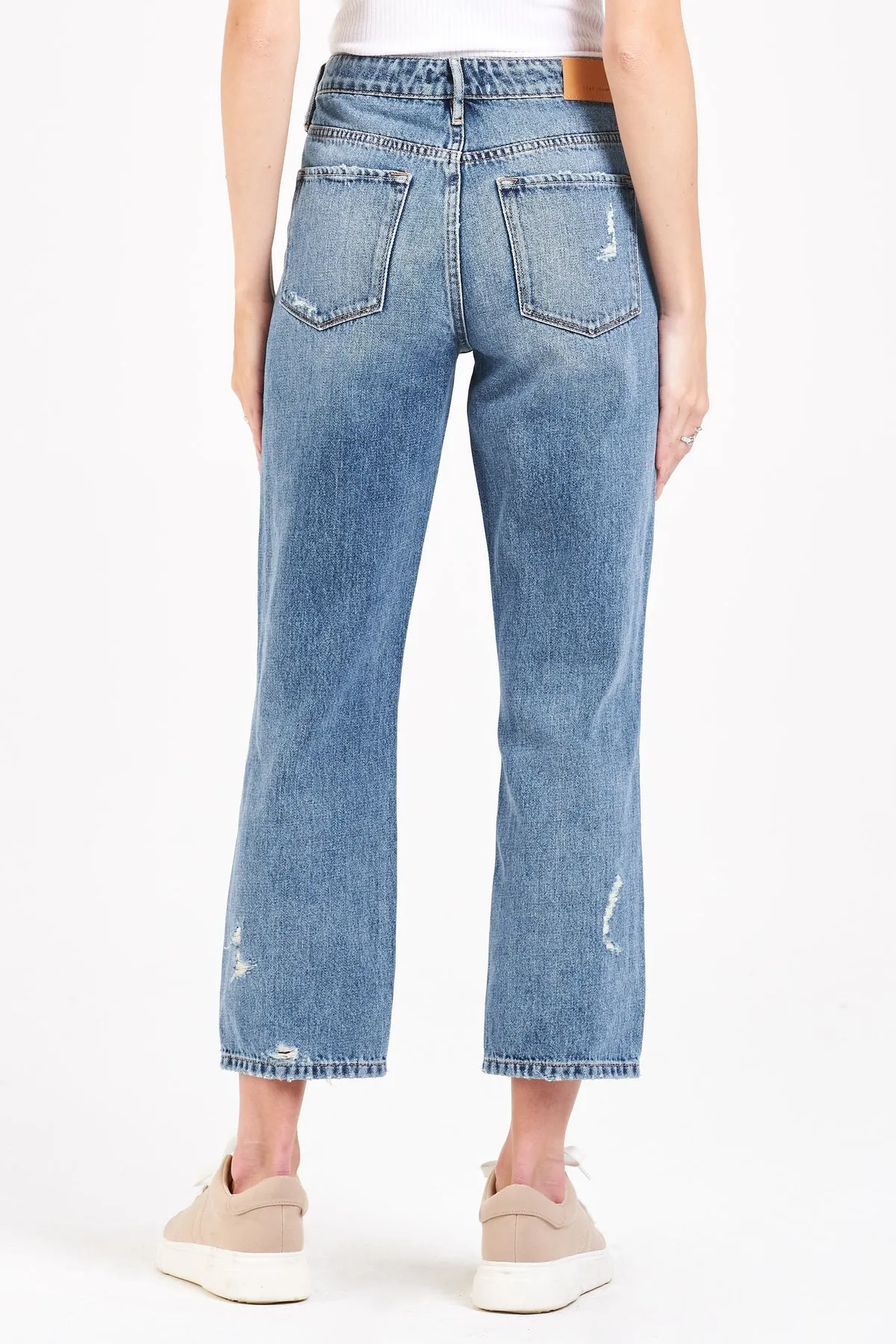 Jodi High Rise Straight Leg Denim