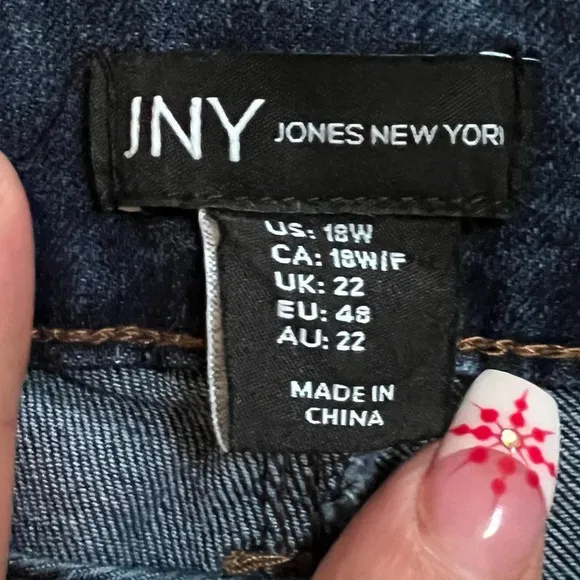 Jones New York High Waist Skinny Jeans