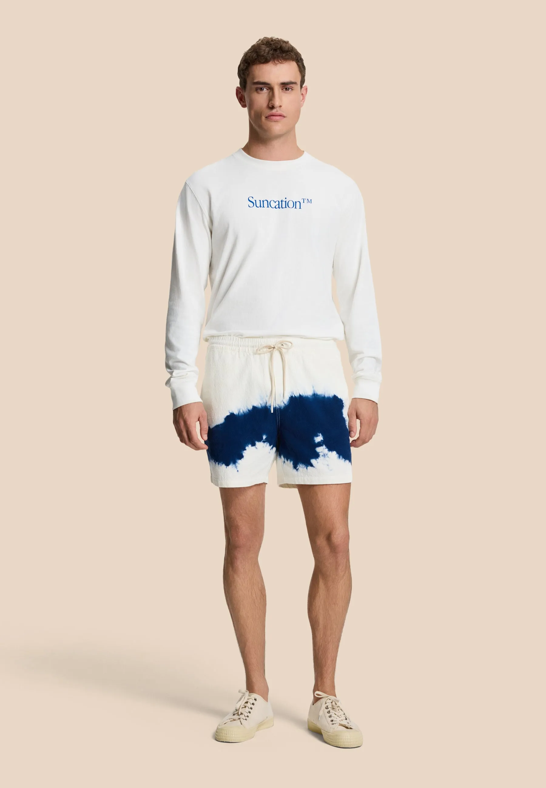 JOSH shorts tie dye | white
