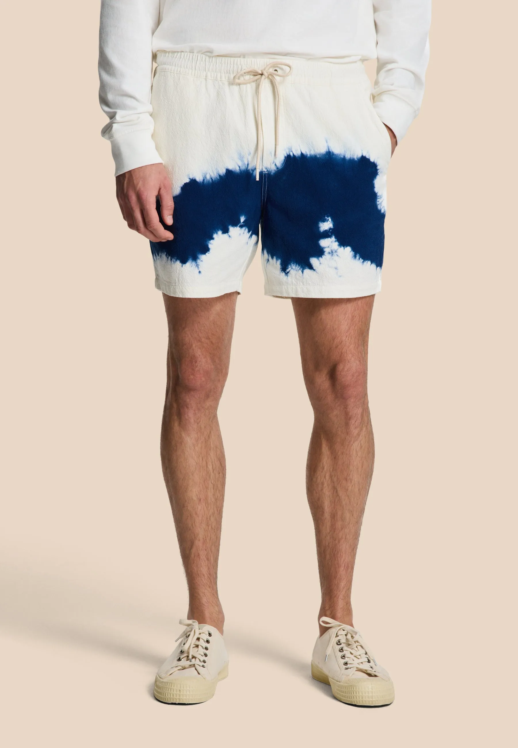 JOSH shorts tie dye | white
