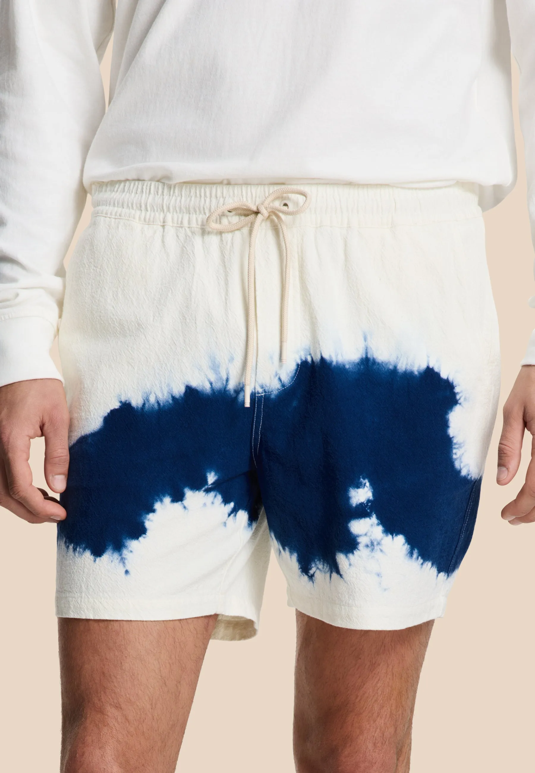 JOSH shorts tie dye | white
