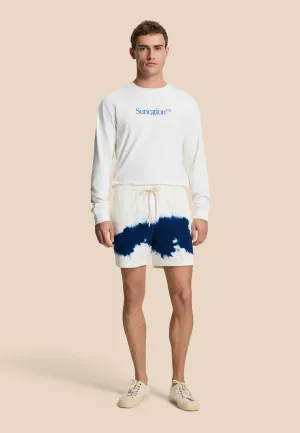 JOSH shorts tie dye | white