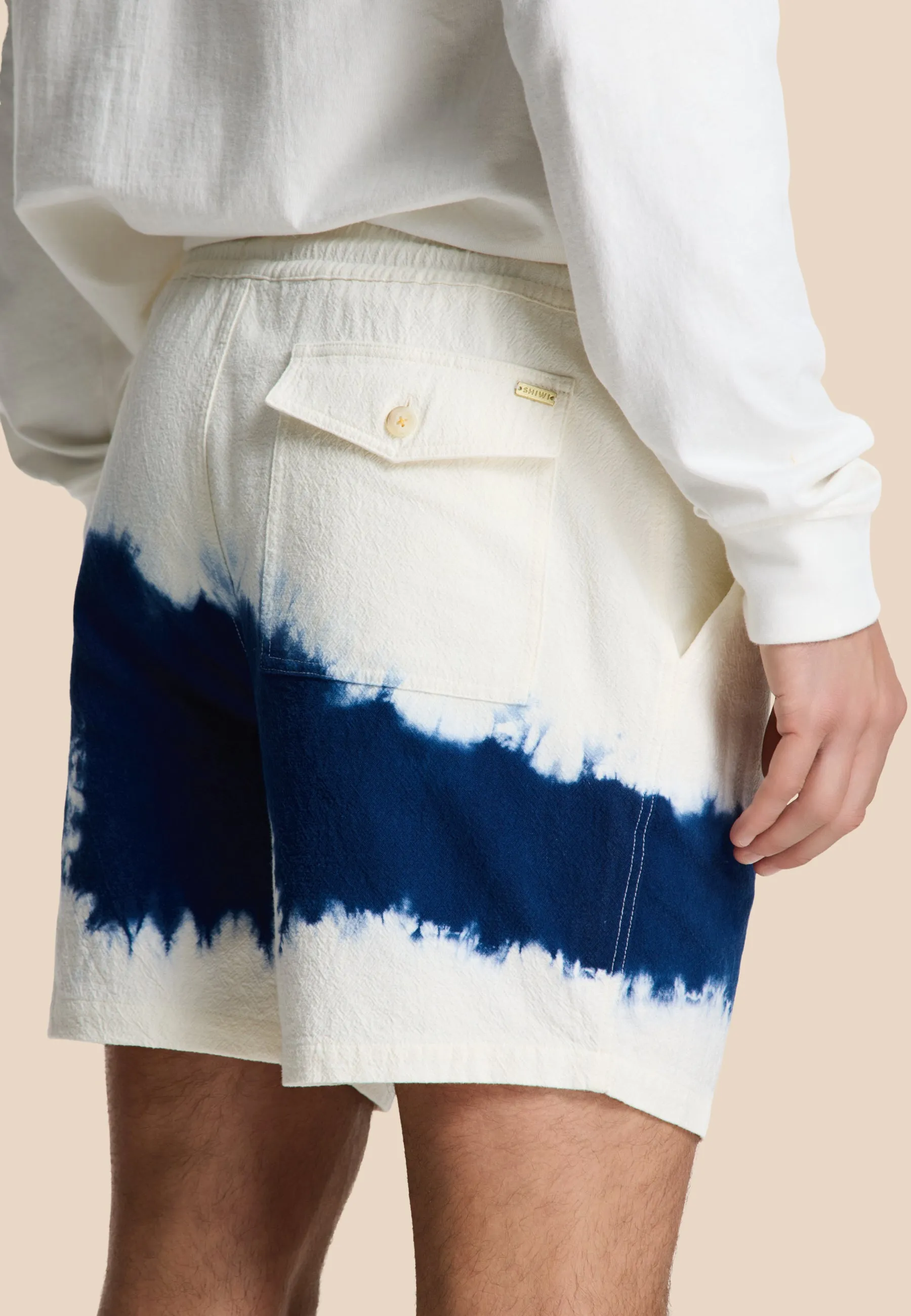 JOSH shorts tie dye | white