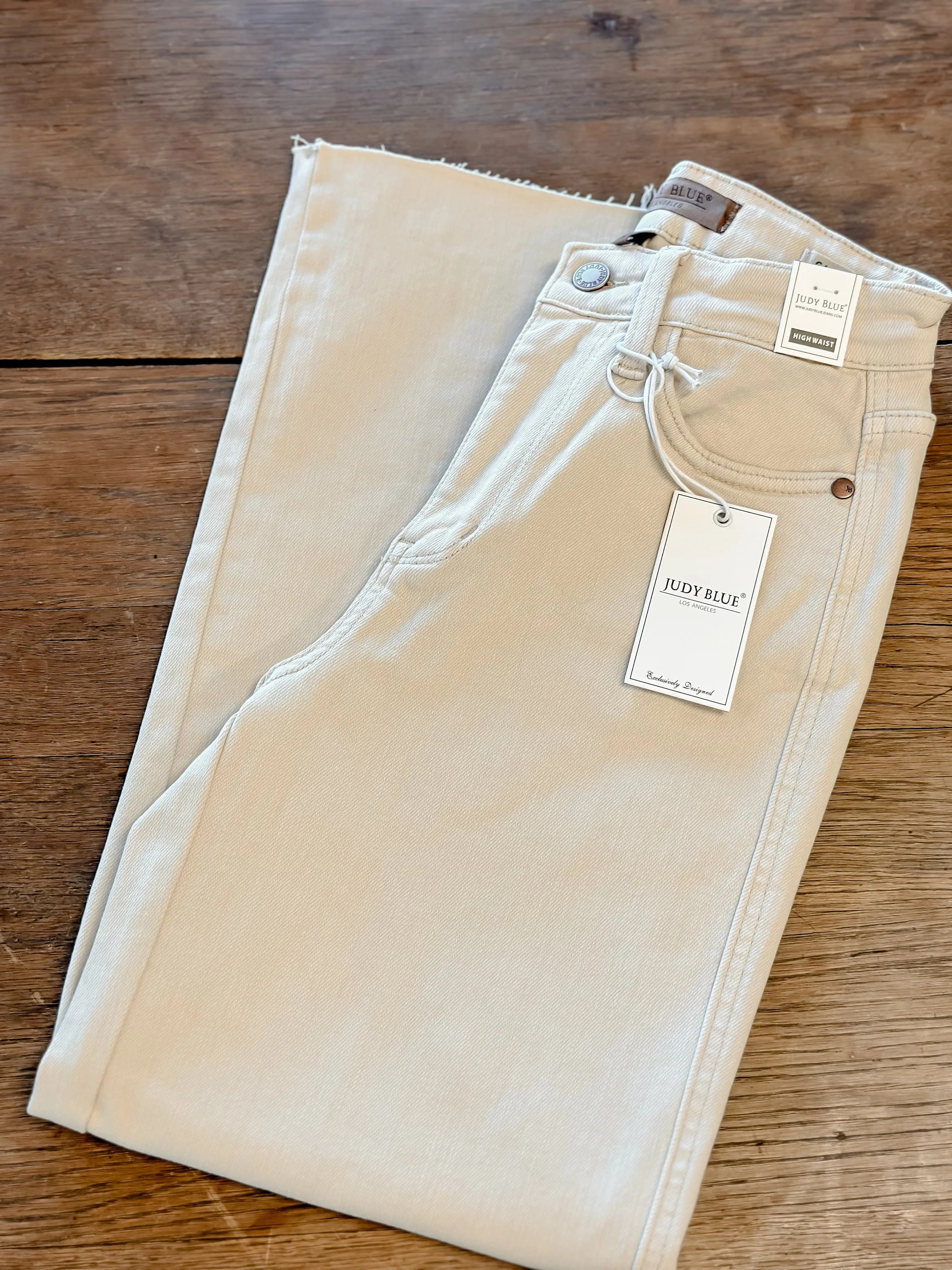 Judy Blue Bone Wide-Leg
