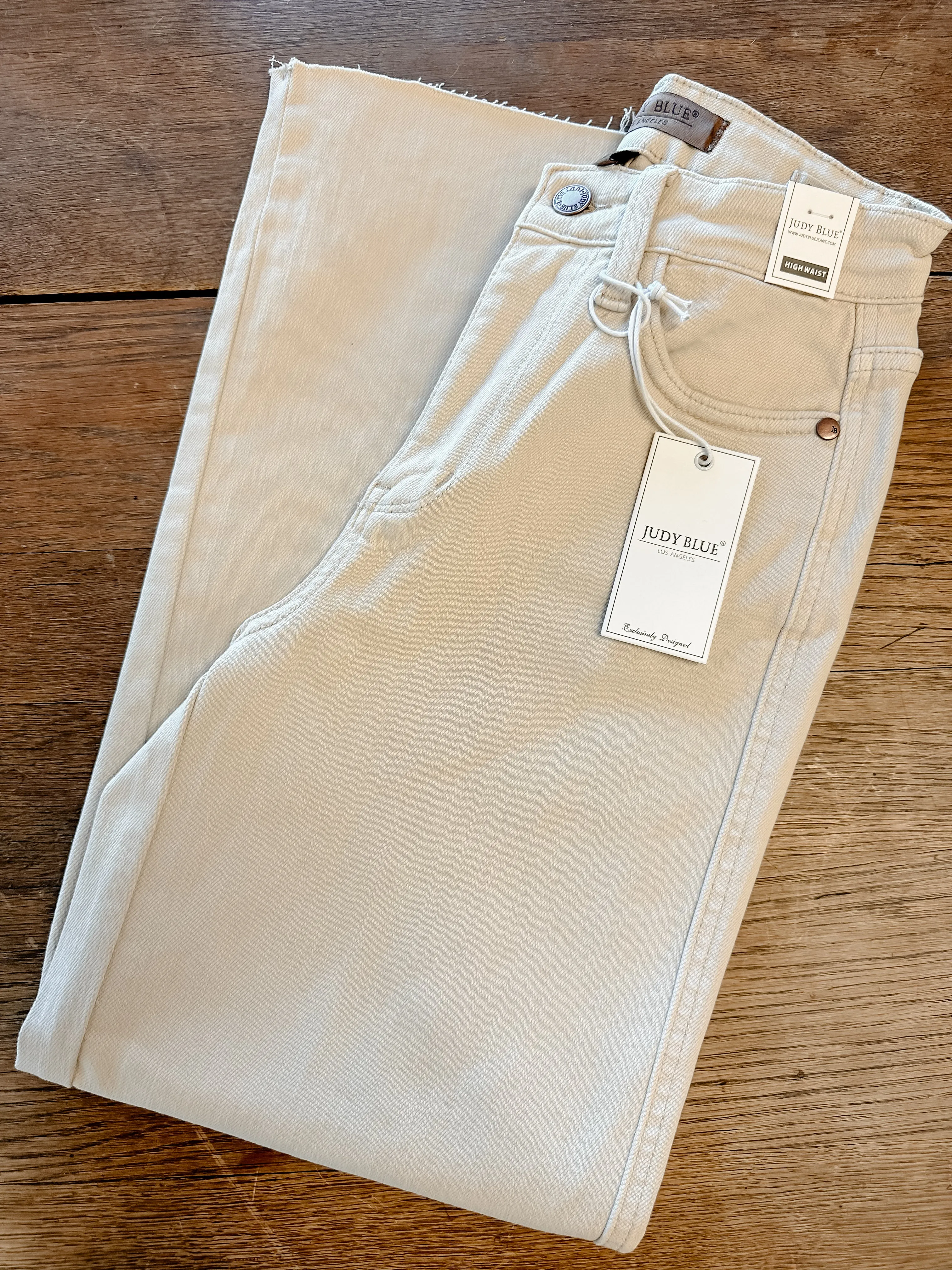 Judy Blue Bone Wide-Leg