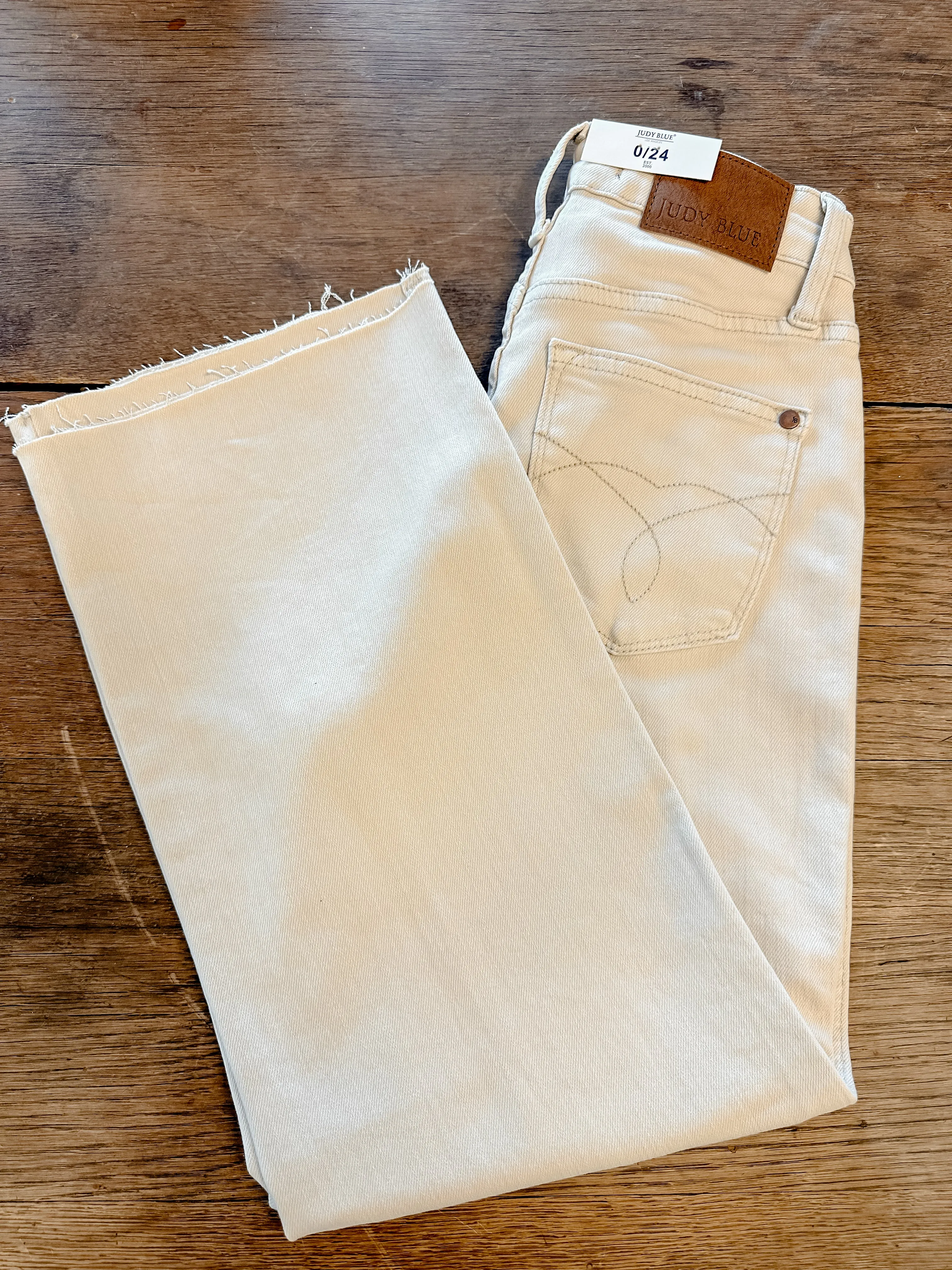 Judy Blue Bone Wide-Leg