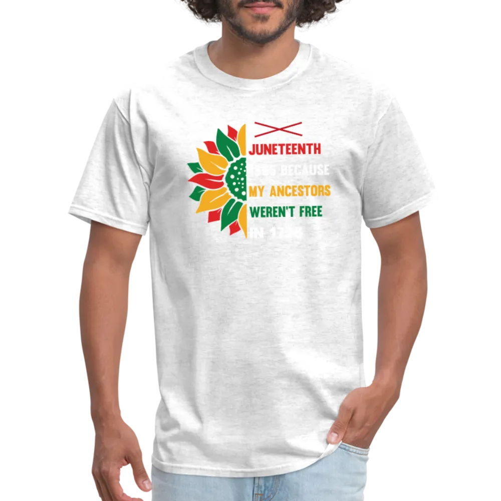 Juneteenth Over July 4th T-shirt.