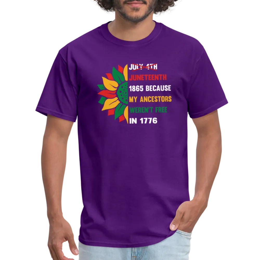 Juneteenth Over July 4th T-shirt.