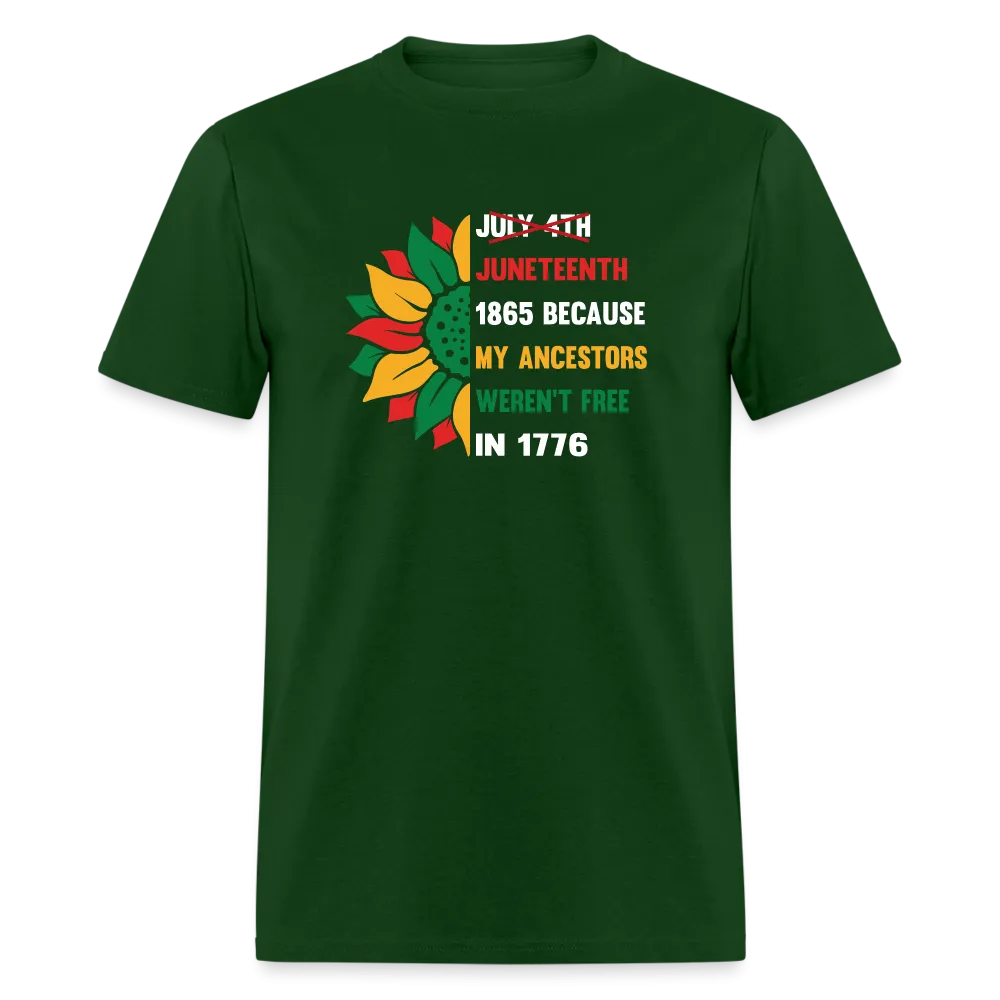 Juneteenth Over July 4th T-shirt.