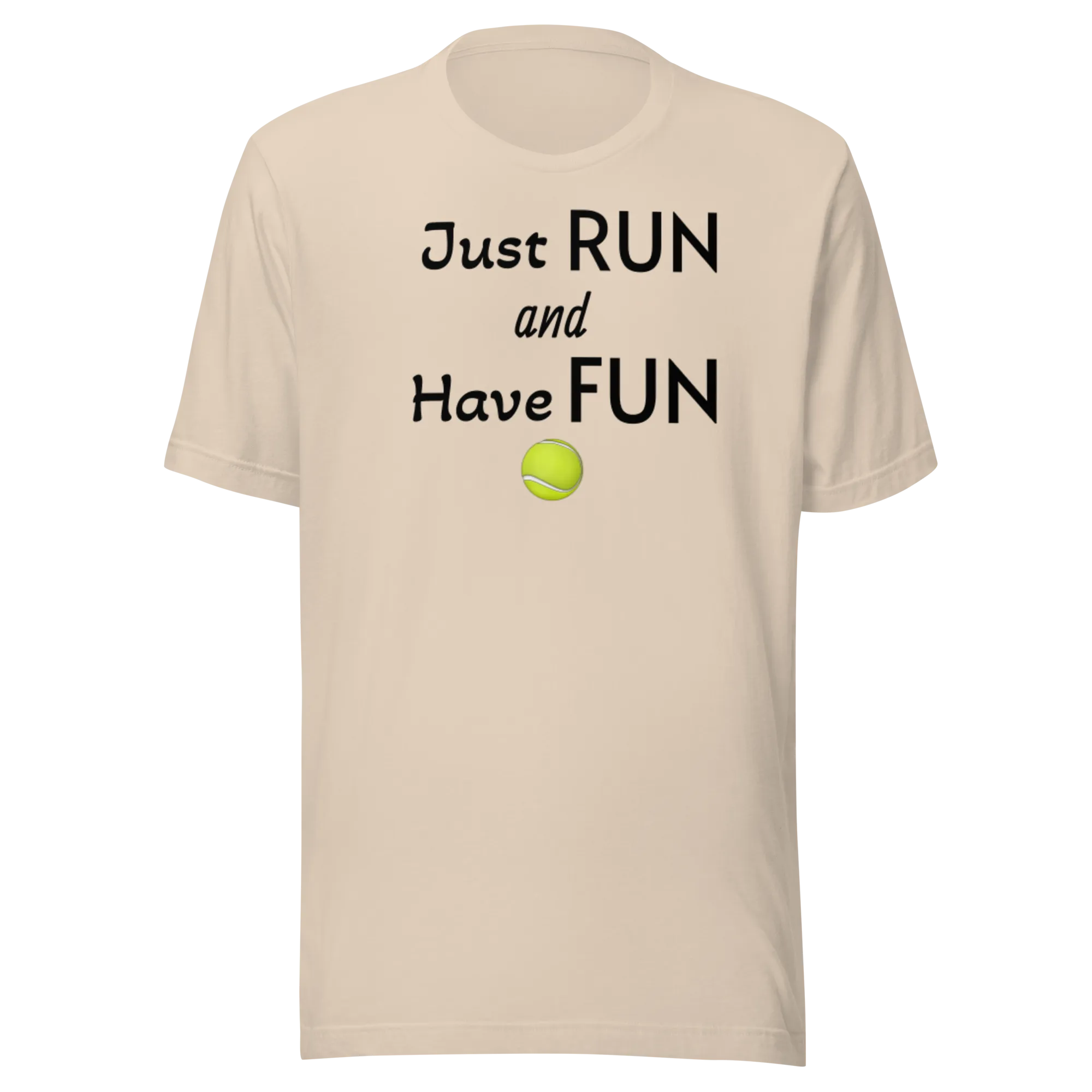 Just Run Tennis Ball T-Shirts - Light