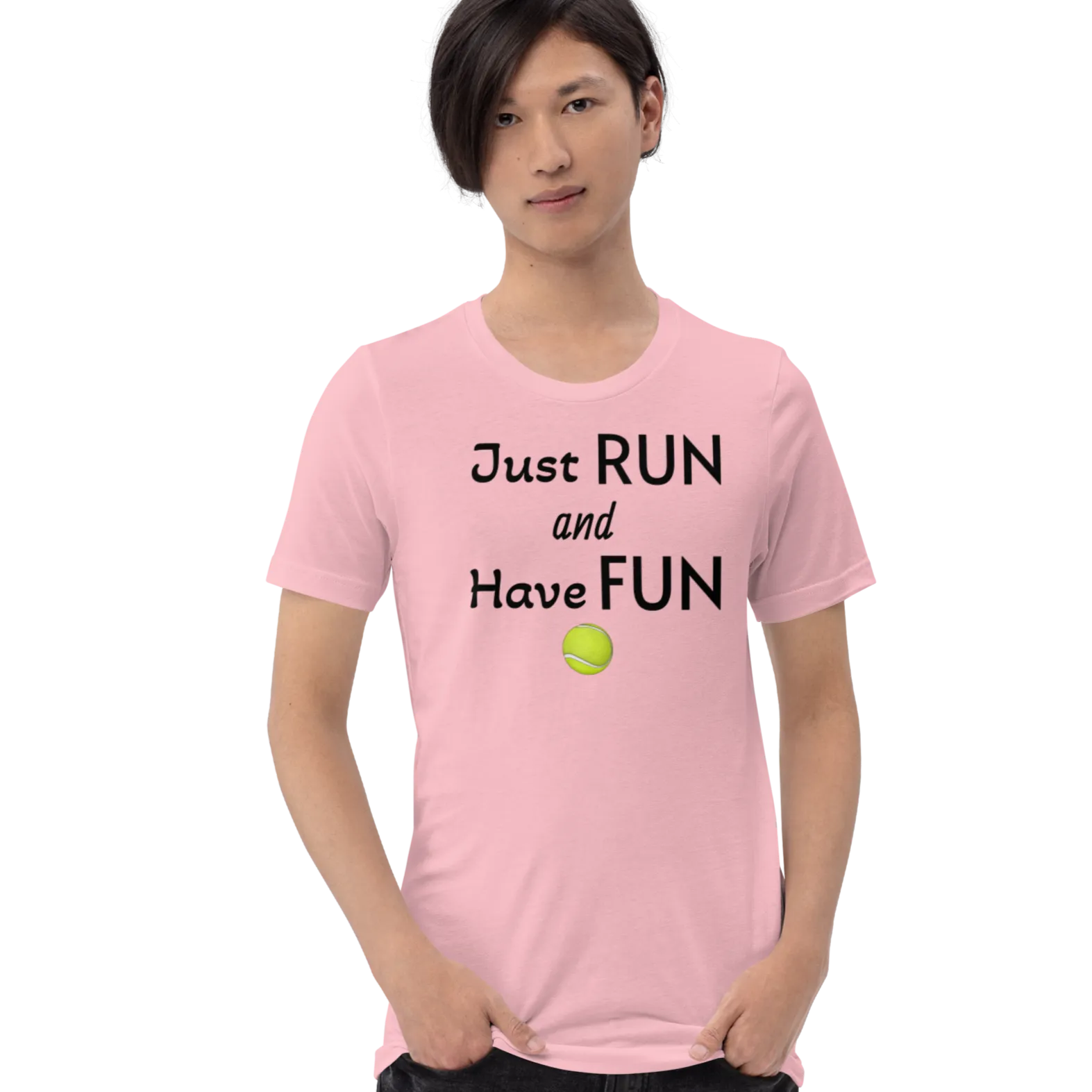 Just Run Tennis Ball T-Shirts - Light