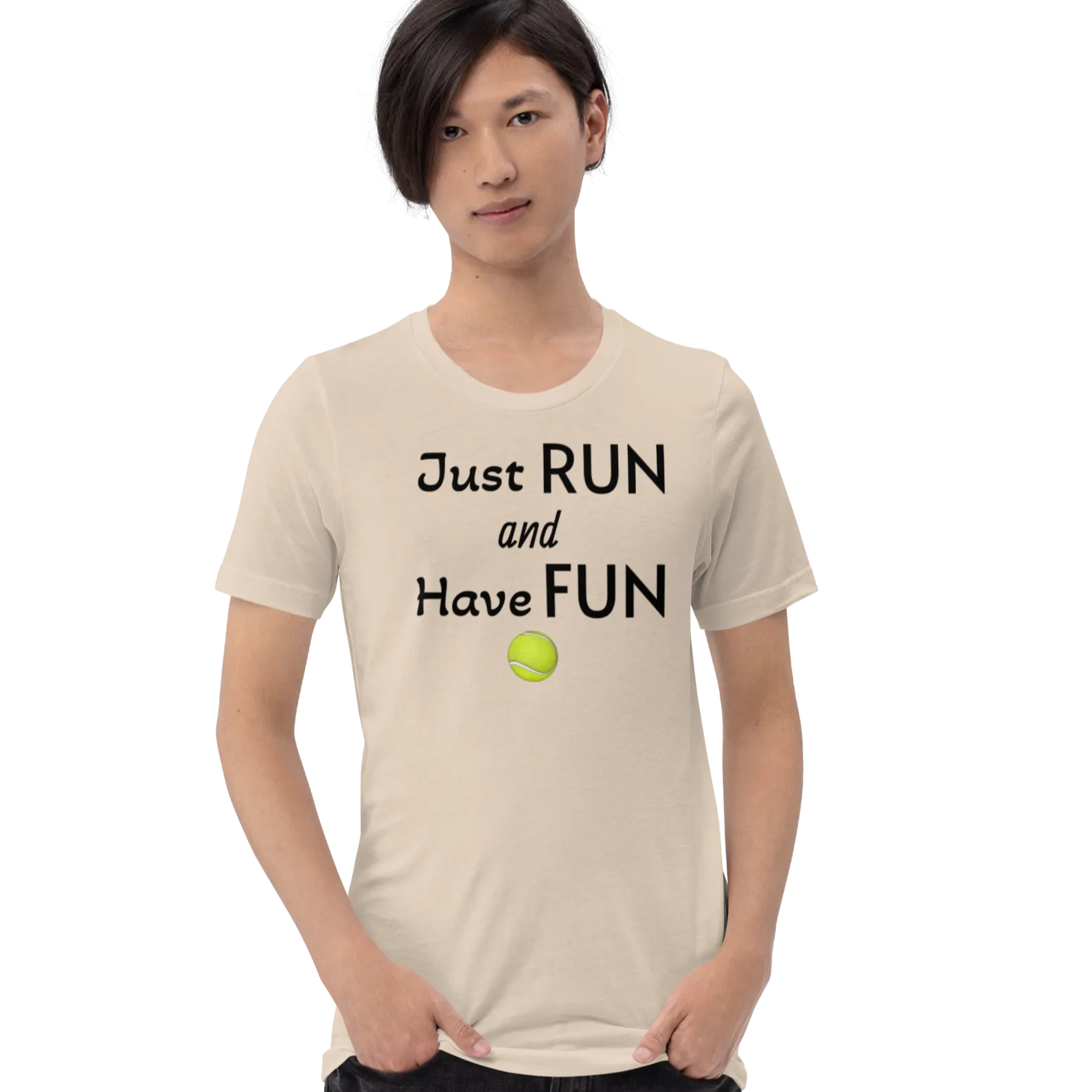 Just Run Tennis Ball T-Shirts - Light