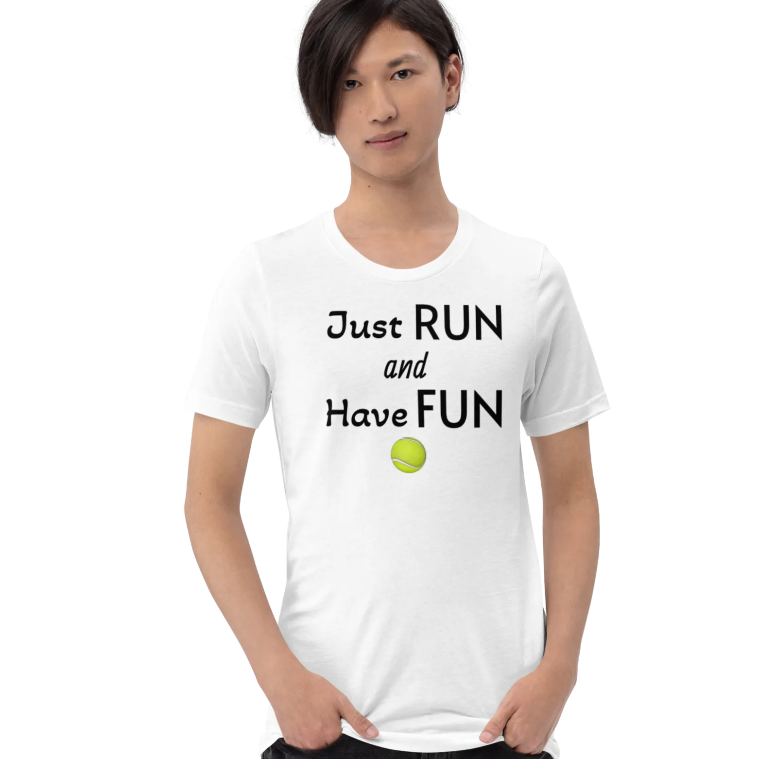 Just Run Tennis Ball T-Shirts - Light