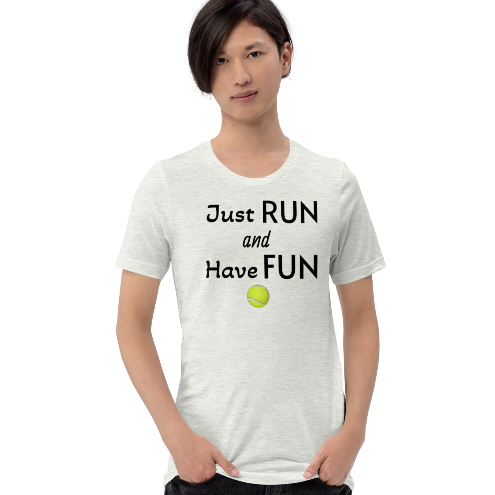 Just Run Tennis Ball T-Shirts - Light