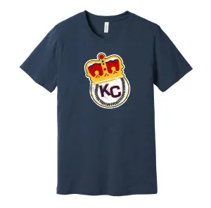 Kansas City Monarchs Distressed Crown Logo Shirt - Defunct Negro Baseball Team - Celebrate Black Heritage and History - Hyper Than Hype