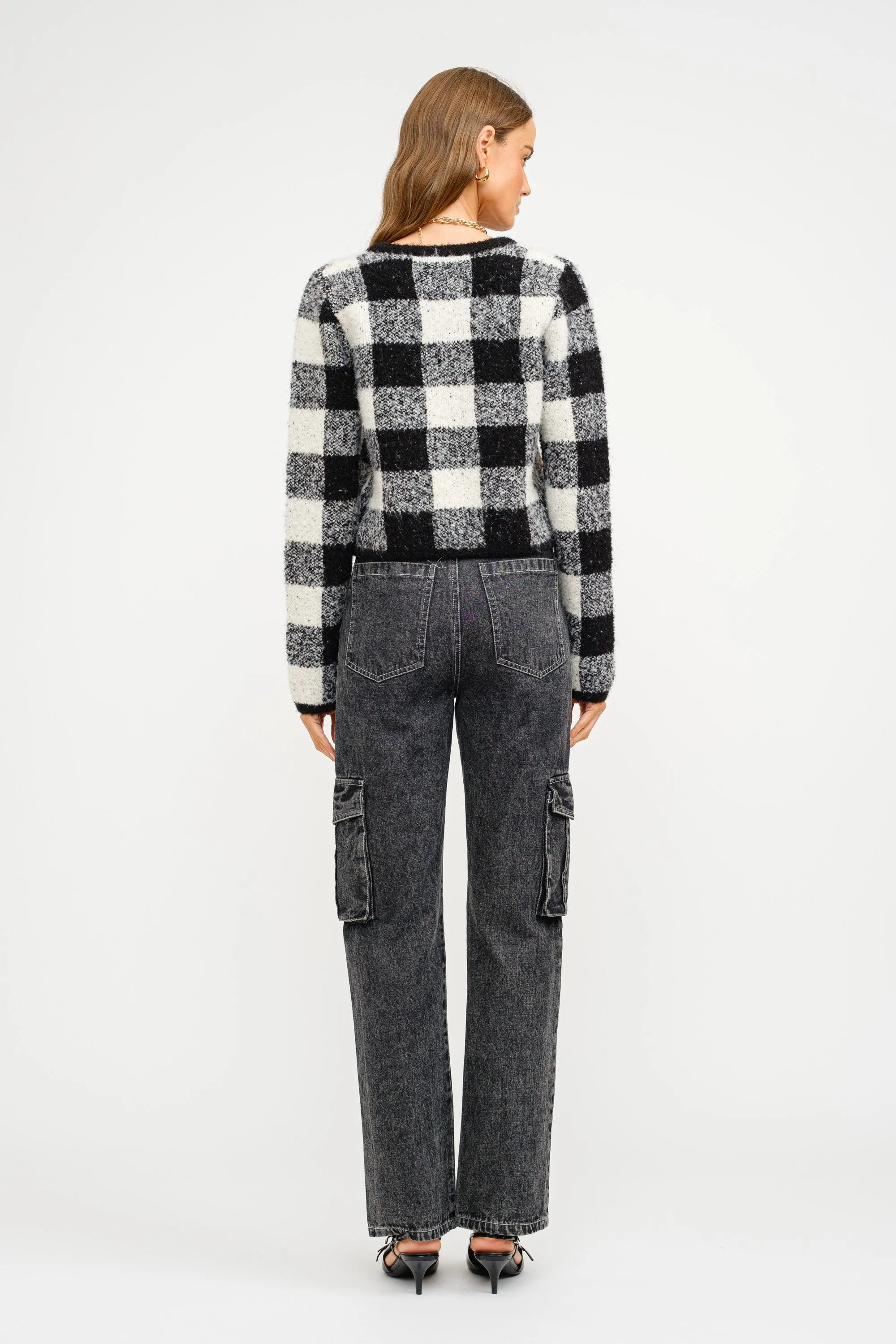 Karlie Plaid Cardigan