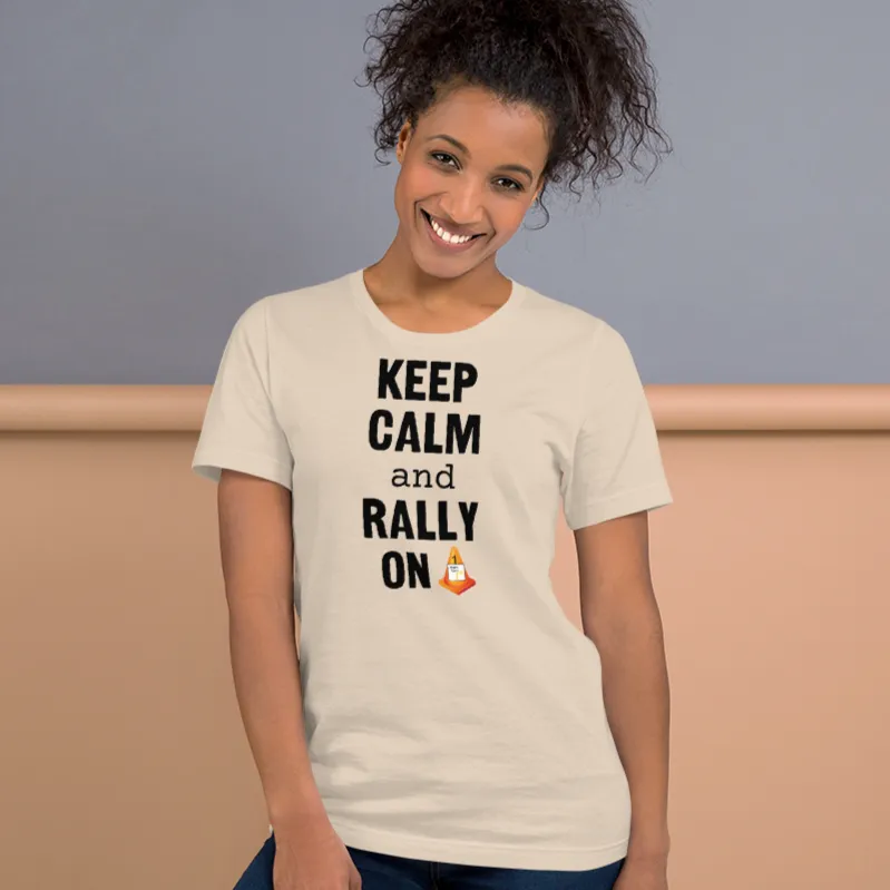 Keep Calm & Rally On T-Shirts - Light