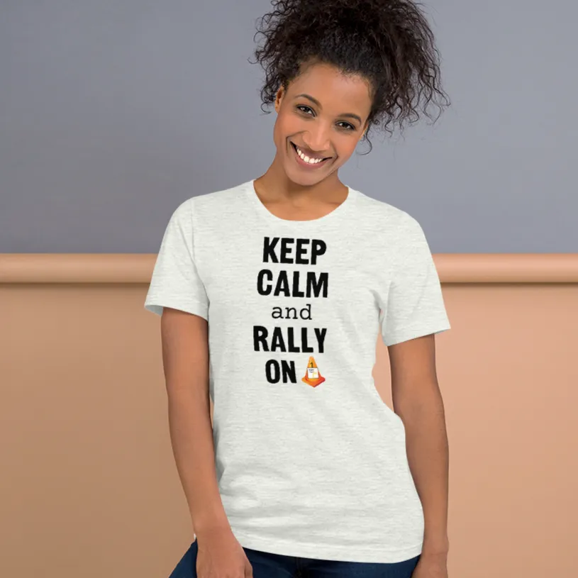 Keep Calm & Rally On T-Shirts - Light