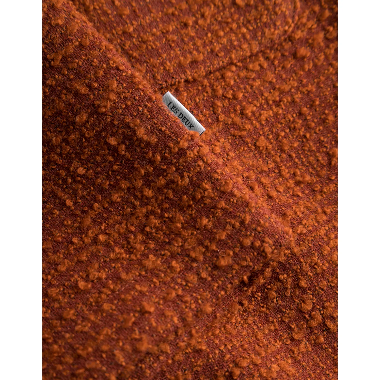 Kevin Boucle Shorts, Court Orange