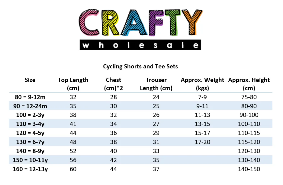 Kids Tales Children's Cycling Shorts Set -  Navy Blue