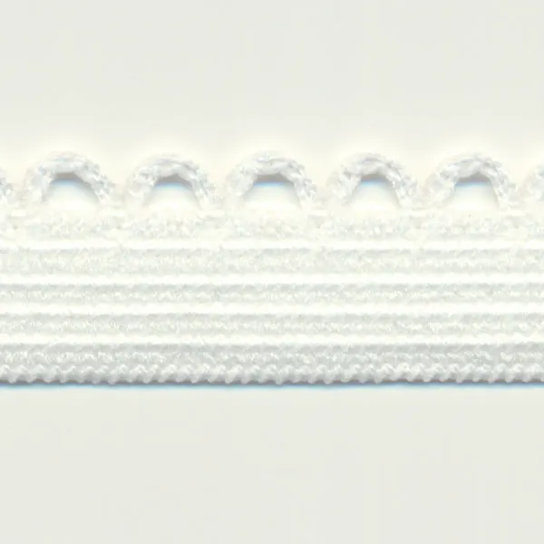 Knit Picot Stretch Tape #00 Ecru