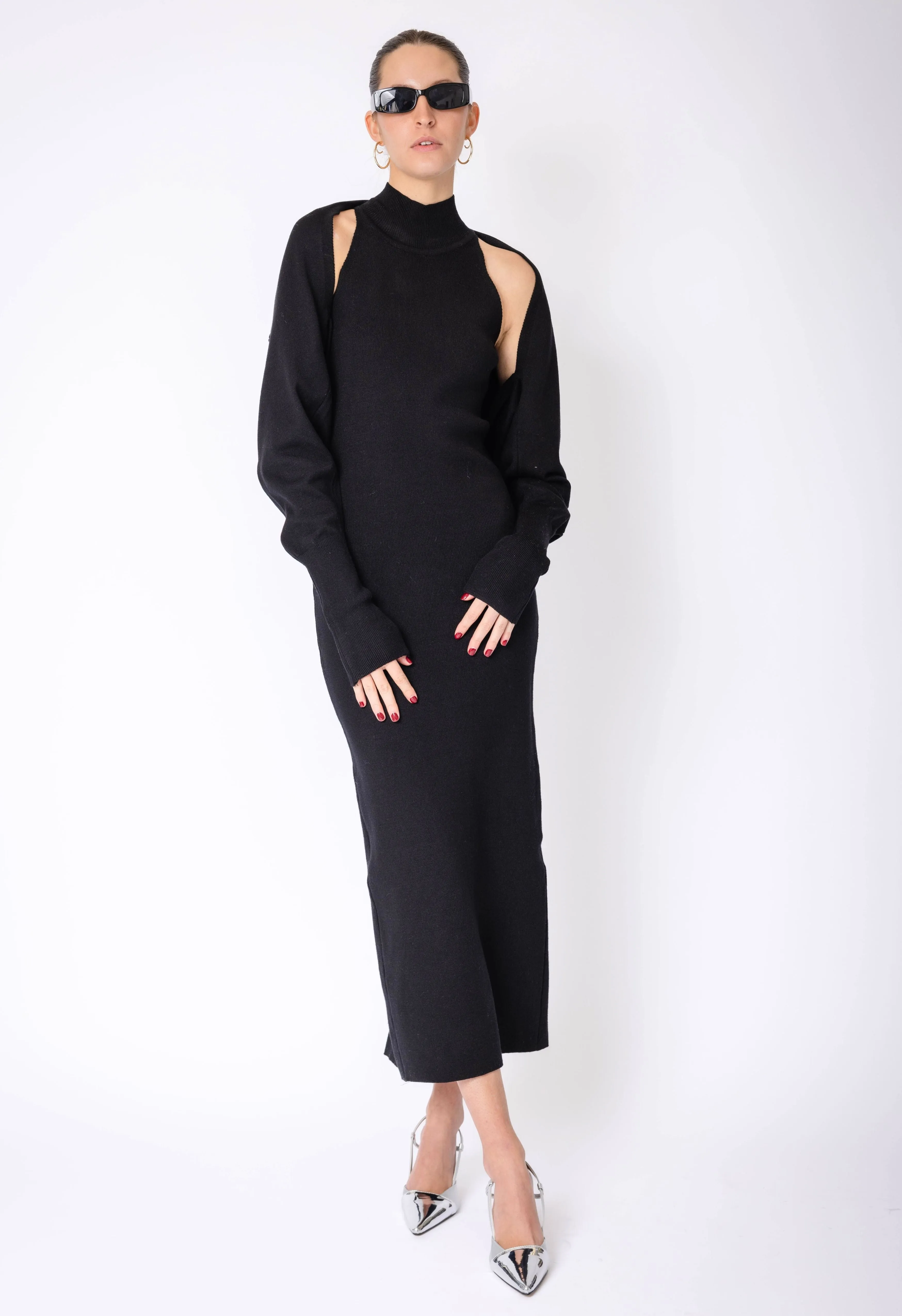 Knit Shrug in Black