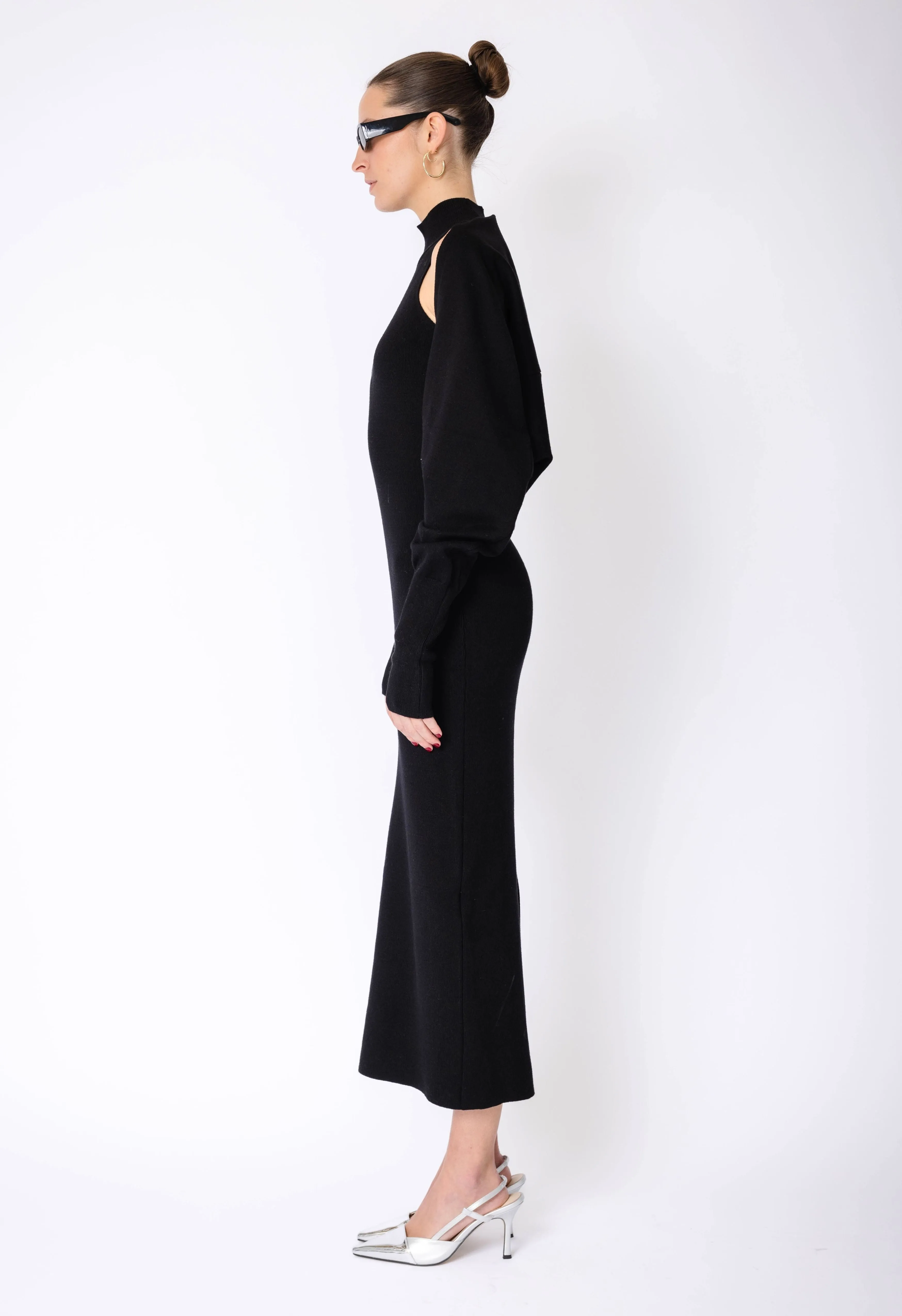 Knit Shrug in Black