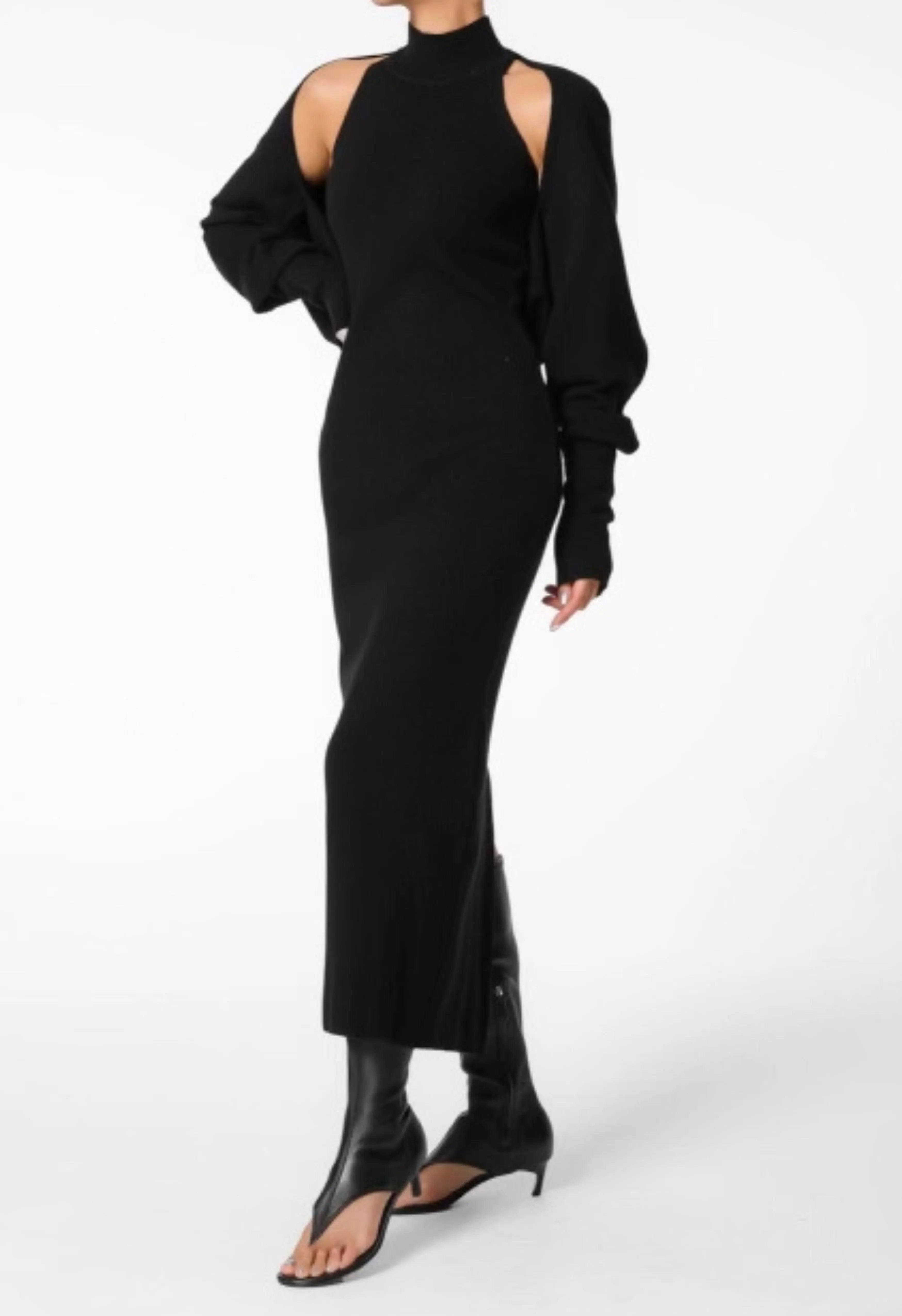 Knit Shrug in Black