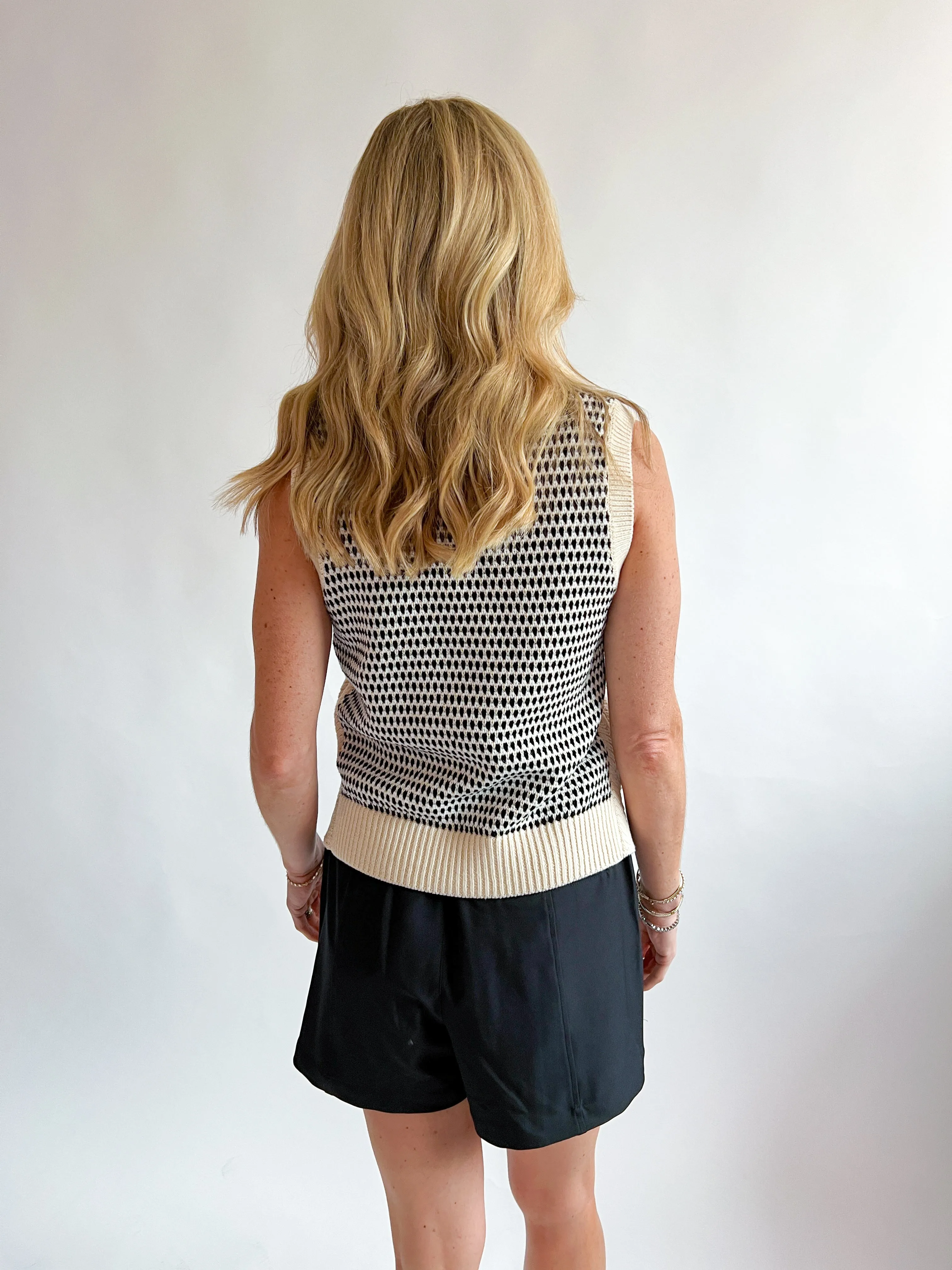 Knowles Textured Knit Vest