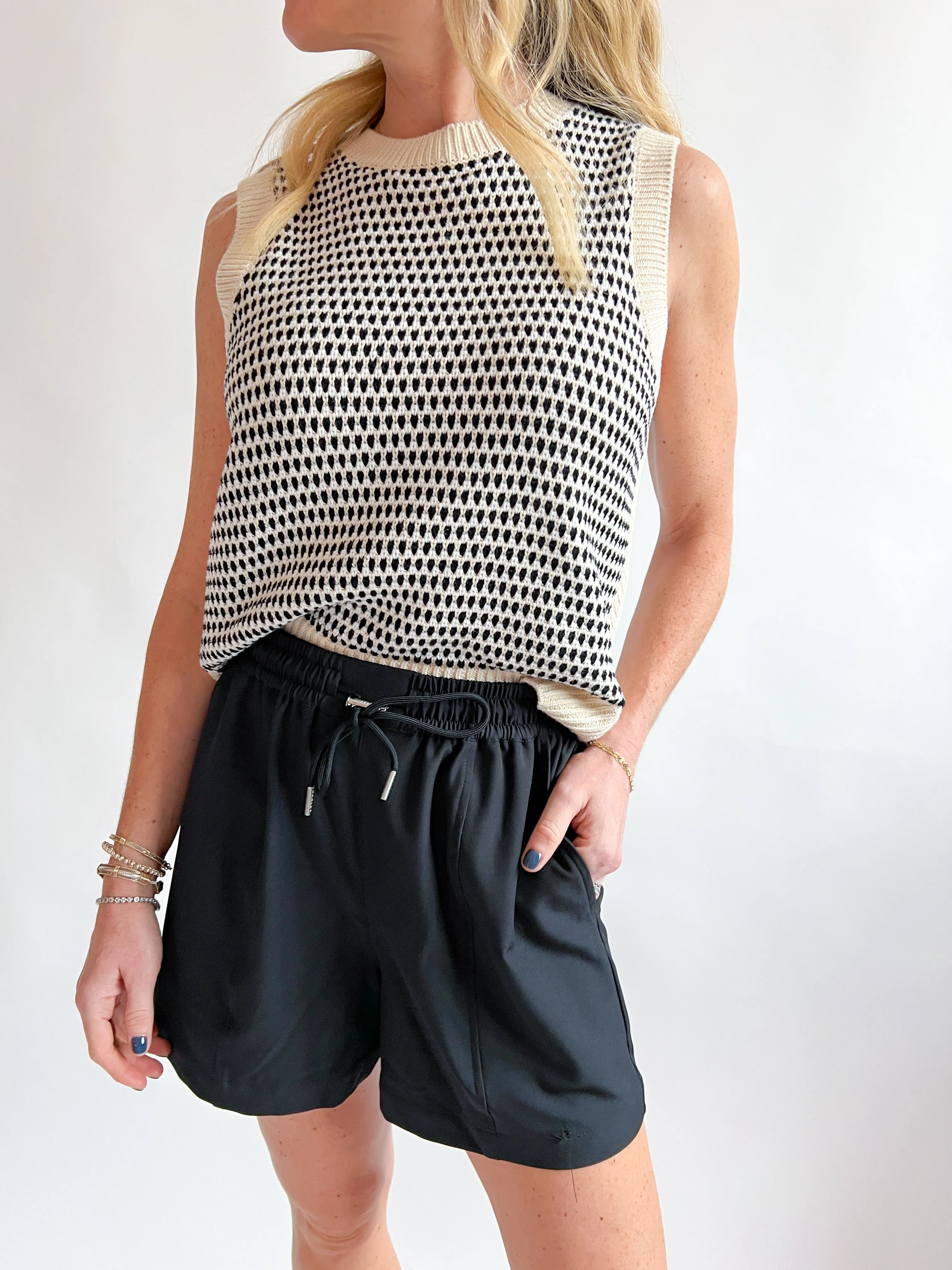 Knowles Textured Knit Vest