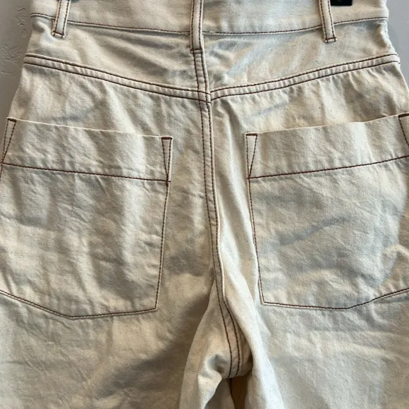 Kowtow Journey Shorts in Greige Denim