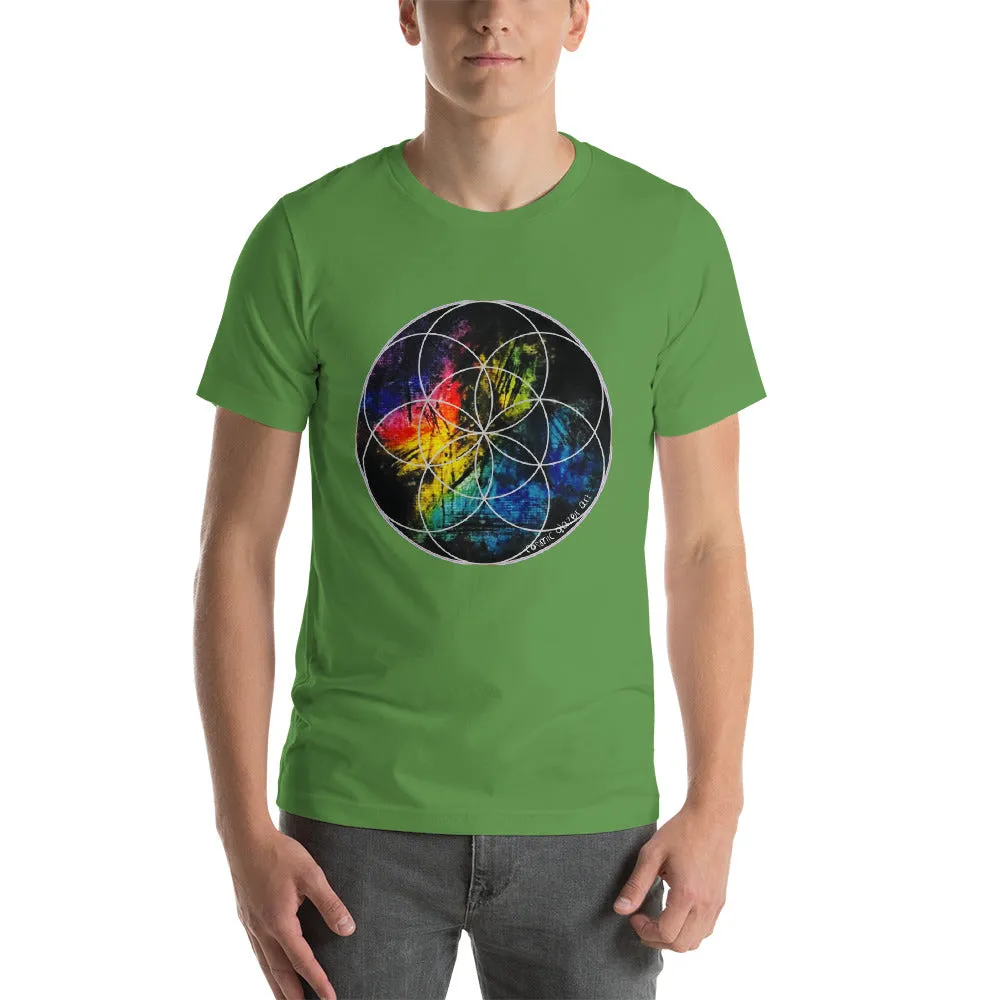 Labradorite Seed of Life Unisex Tee