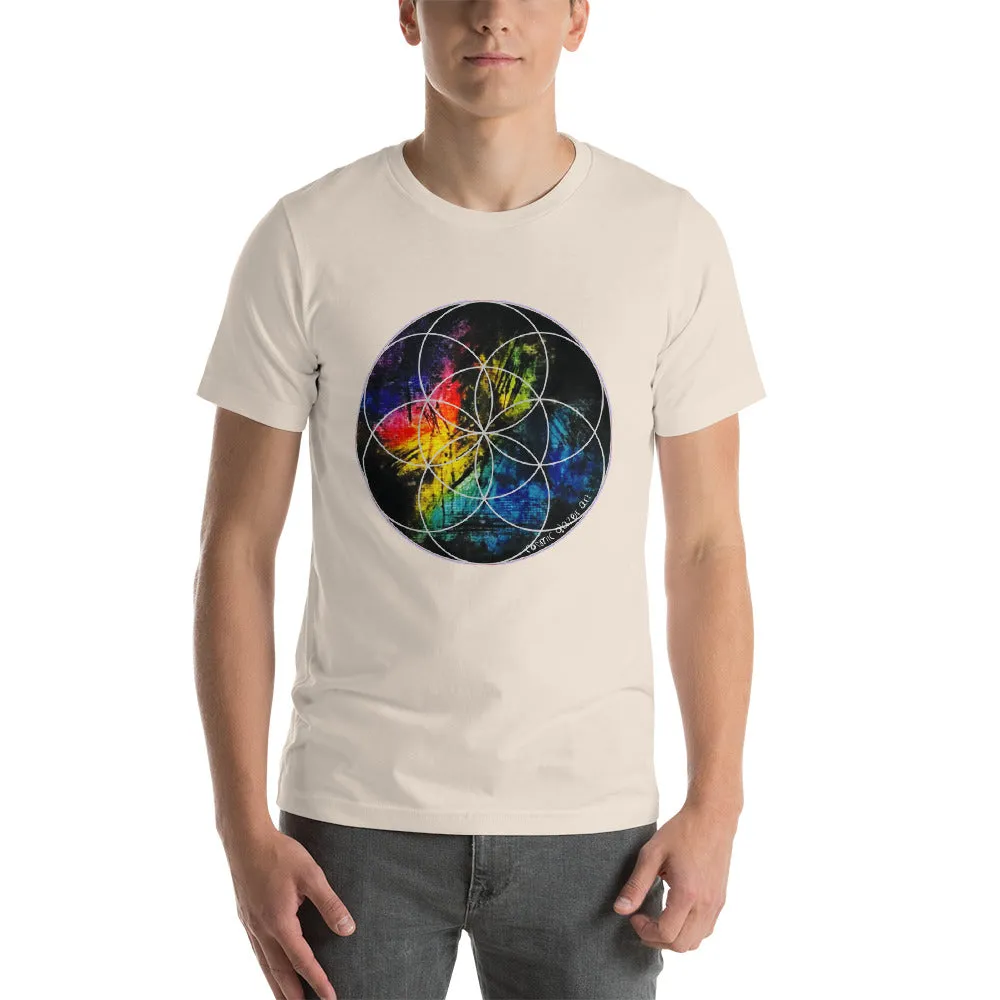 Labradorite Seed of Life Unisex Tee