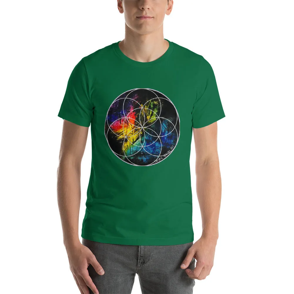 Labradorite Seed of Life Unisex Tee