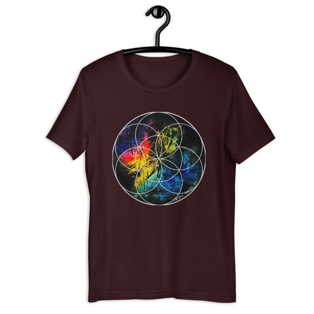 Labradorite Seed of Life Unisex Tee
