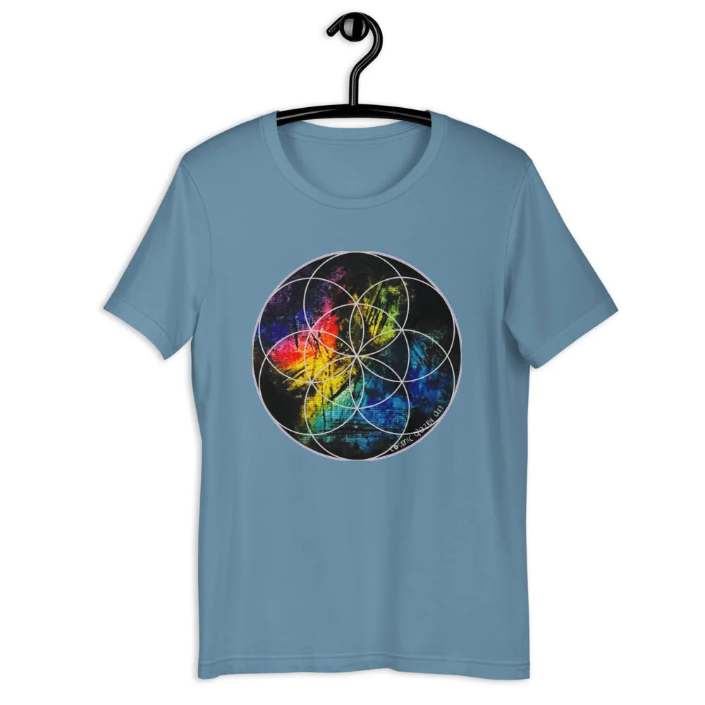 Labradorite Seed of Life Unisex Tee