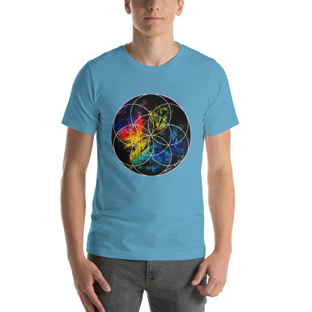 Labradorite Seed of Life Unisex Tee