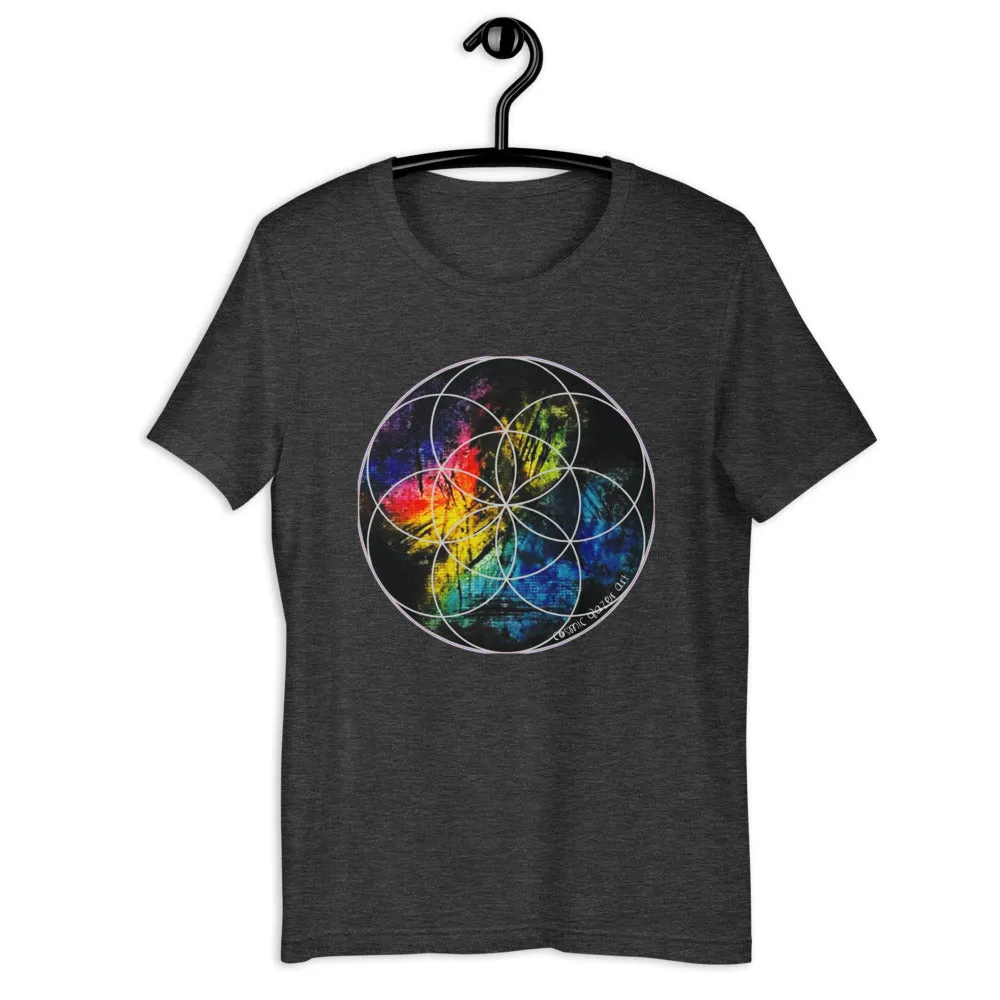 Labradorite Seed of Life Unisex Tee
