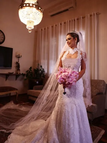 Lace Trumpet/Mermaid Wedding Dress