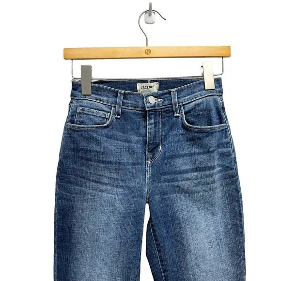 L’agency Sada High Rise Cropped Jeans in Mesa Women’s Size 24