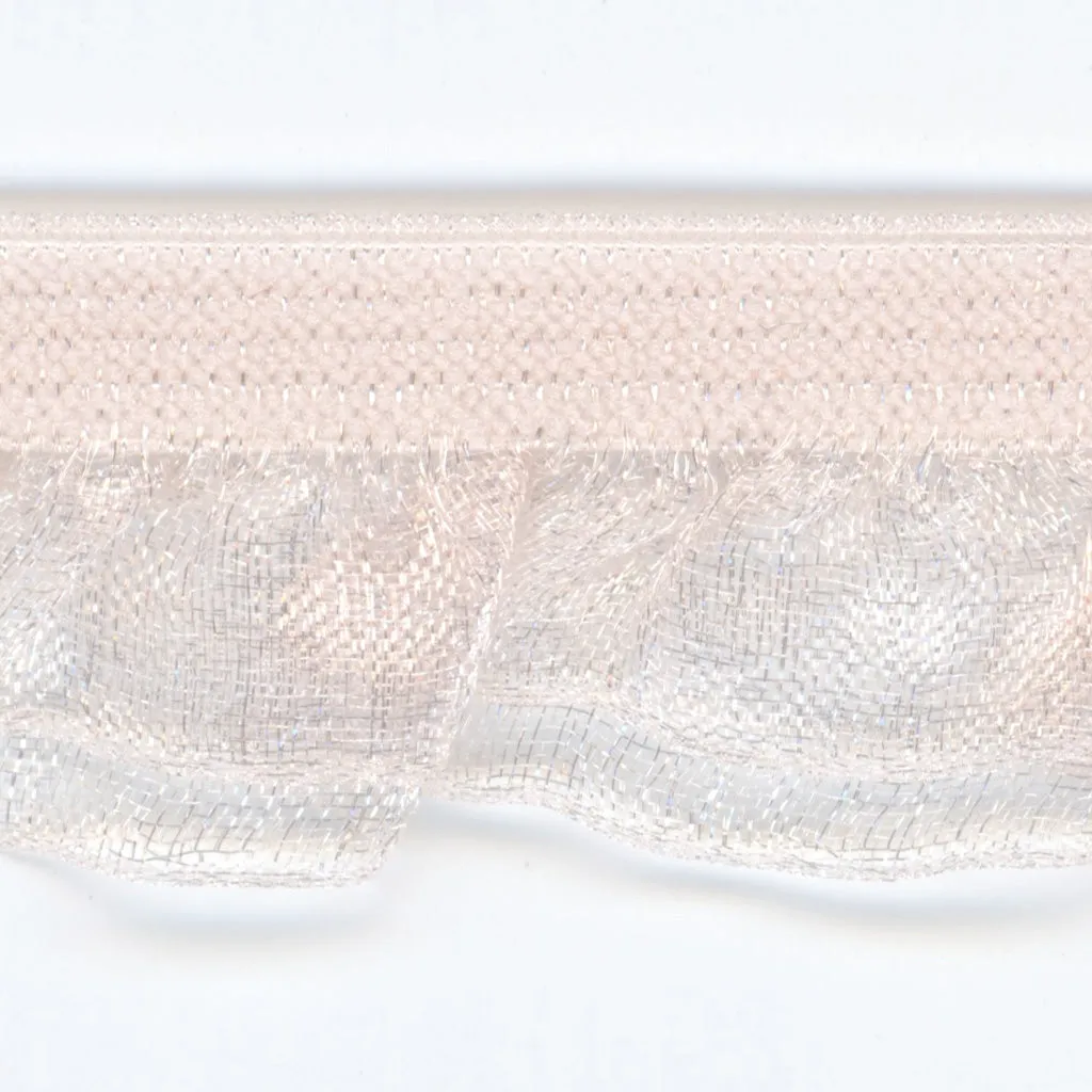 Layered Frill Stretch #60 Marshmallow Pink
