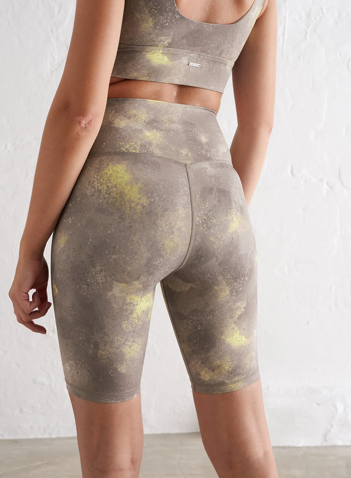 Lemonade Crush Print Core Biker Shorts