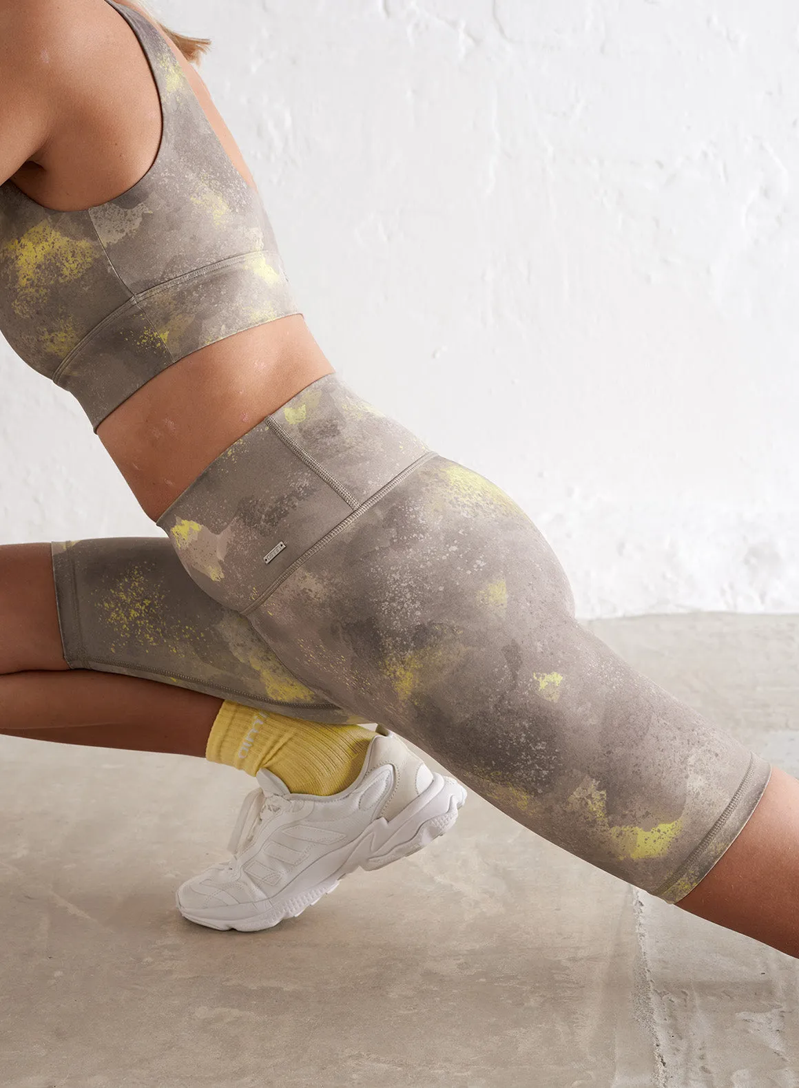 Lemonade Crush Print Core Biker Shorts
