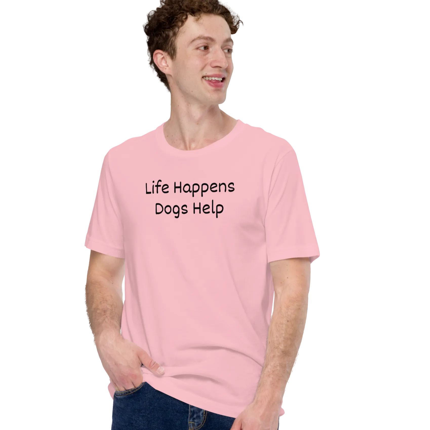 Life Happens, Dogs Help T-Shirts - Light