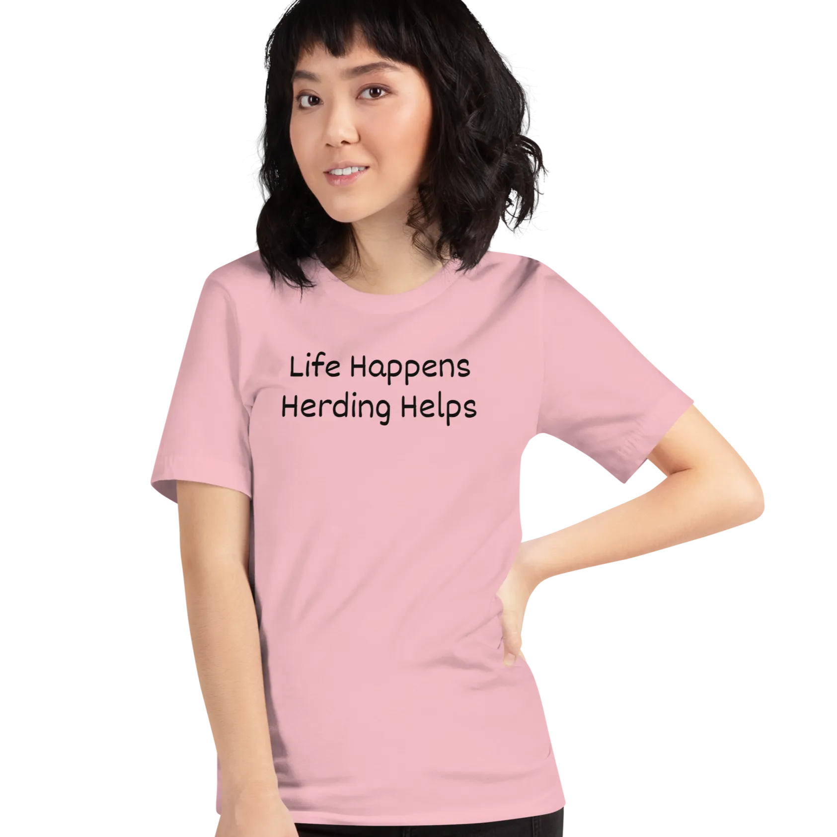 Life Happens, Herding Helps T-Shirts - Light